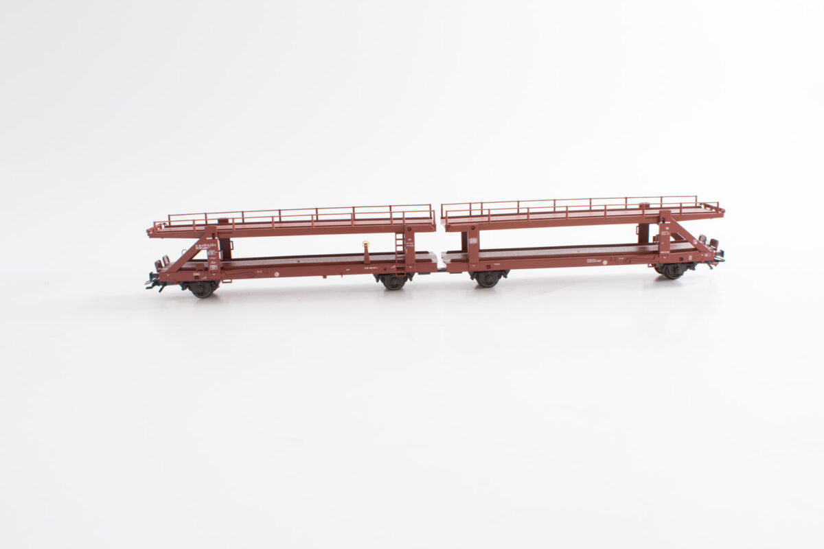 Märklin 47124 autotransportwagenset rond 1980 met ford Capri& Granada DB - Afbeelding 3