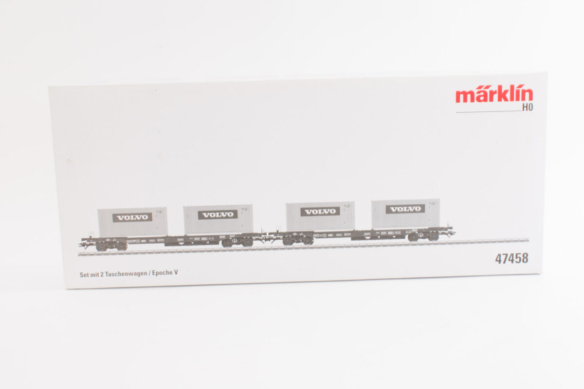 Märklin 47458 set met 2 kangoeroe wagens SJ - Afbeelding 4