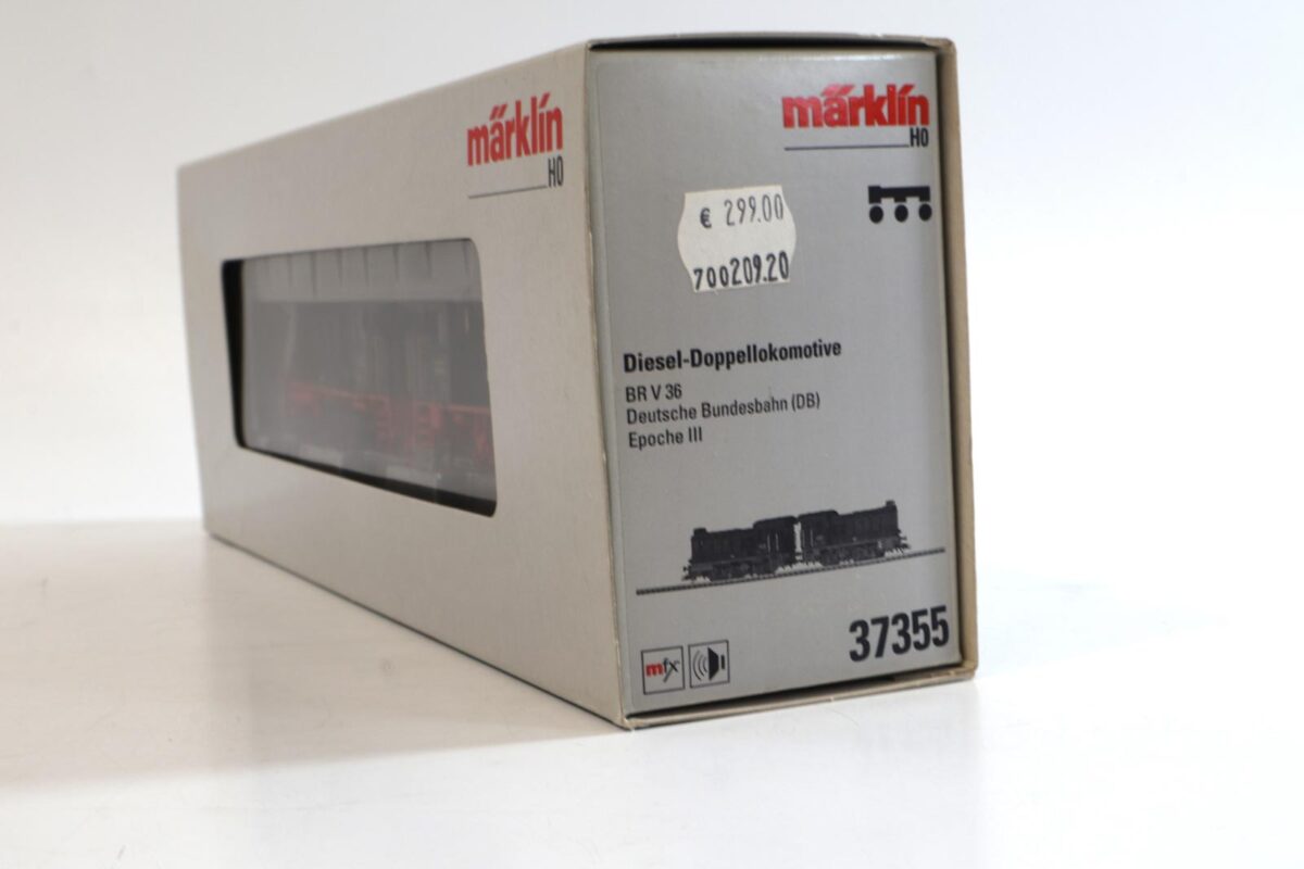 Märklin diesel dubbeltractie locomotief  V36 DB MFX/sound - Afbeelding 8