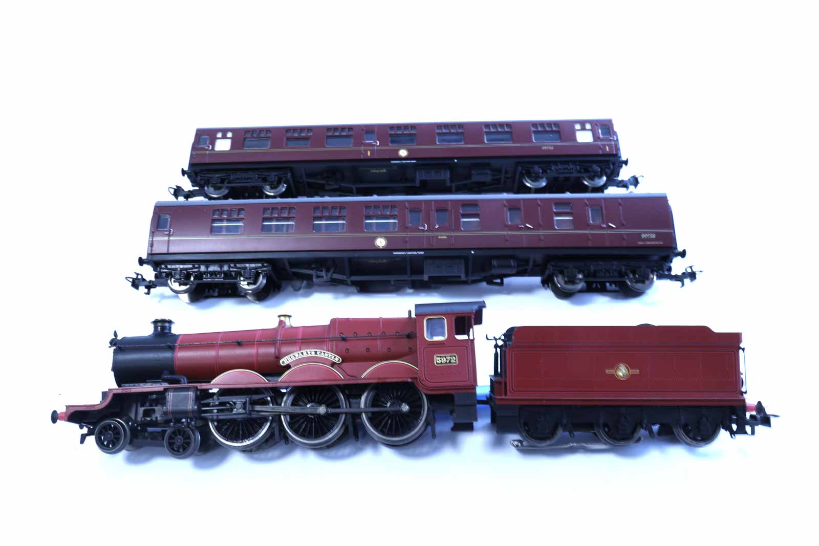 IMG_6757 Märklin 29550S Hoghwards express stoomlocomotief met 2 wagens. - Afbeelding 1