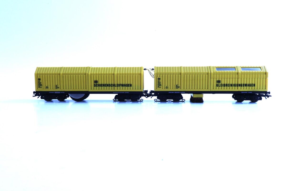 Lux 595 H0 set stofzuiger en slijpwagen AC - Afbeelding 2