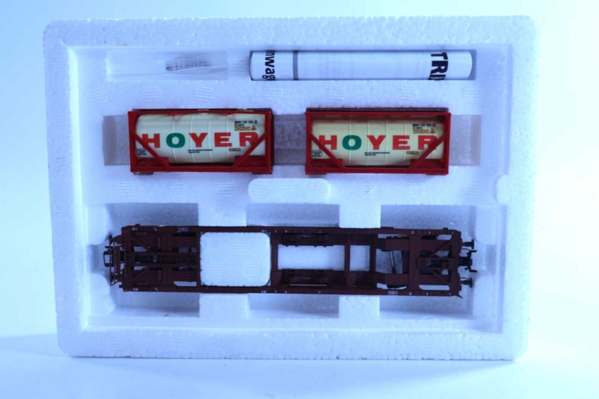 Trix 24330-03 containerwagen Hoyer DB - Afbeelding 3