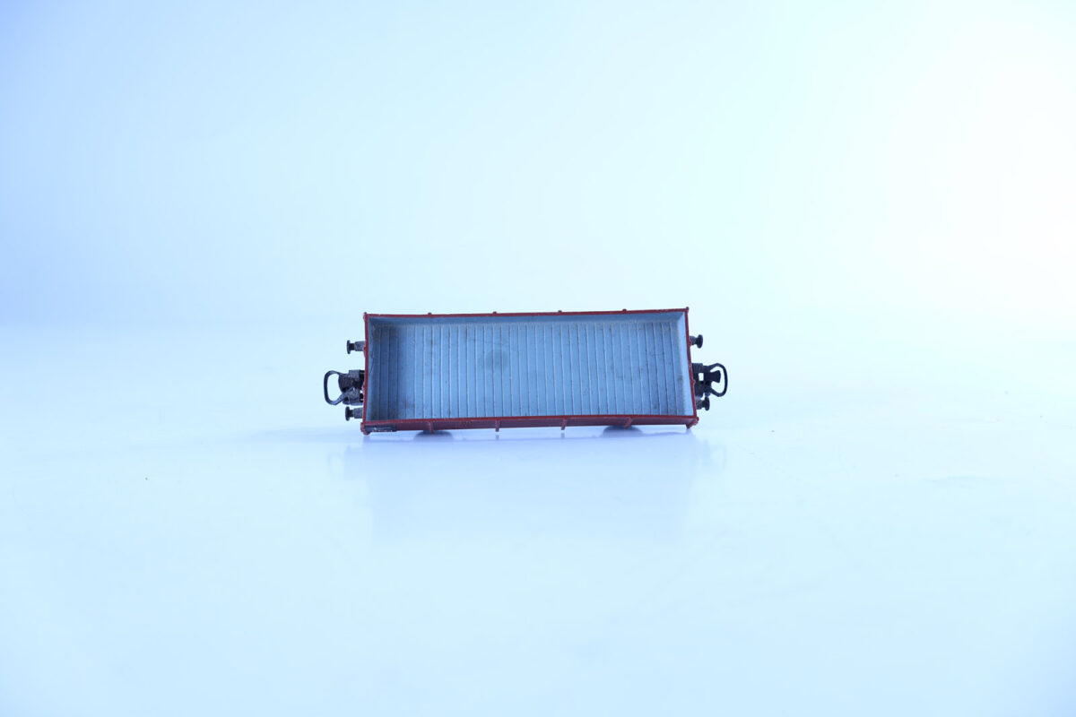 Märklin laagboordwagen grijs/bruin oud model DB 1+1 gratis oudmodel - Afbeelding 2