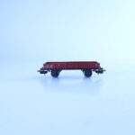 Märklin laagboordwagen bruin oud model DB 1+1 gratis