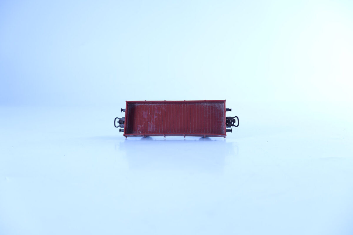 Märklin laagboordwagen bruin oud model DB 1+1 gratis - Afbeelding 3