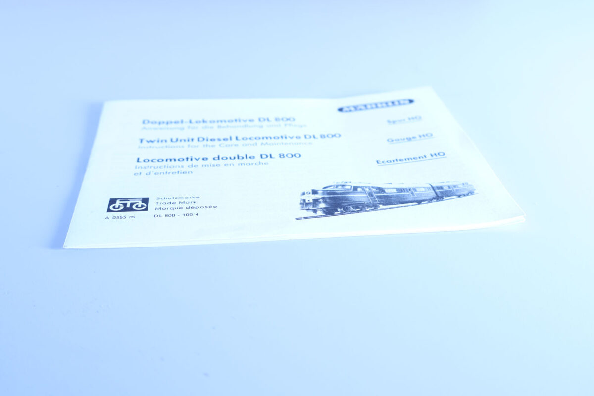 Märklin 3010 [DL800] treinstel 2 delig in ruitdoos - Afbeelding 10