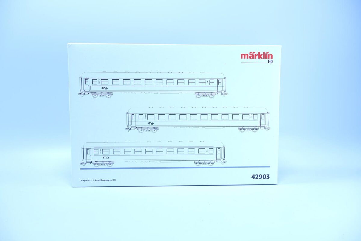 Märklin 42903 ICK sneltrein rijtuigen set NS - Afbeelding 8