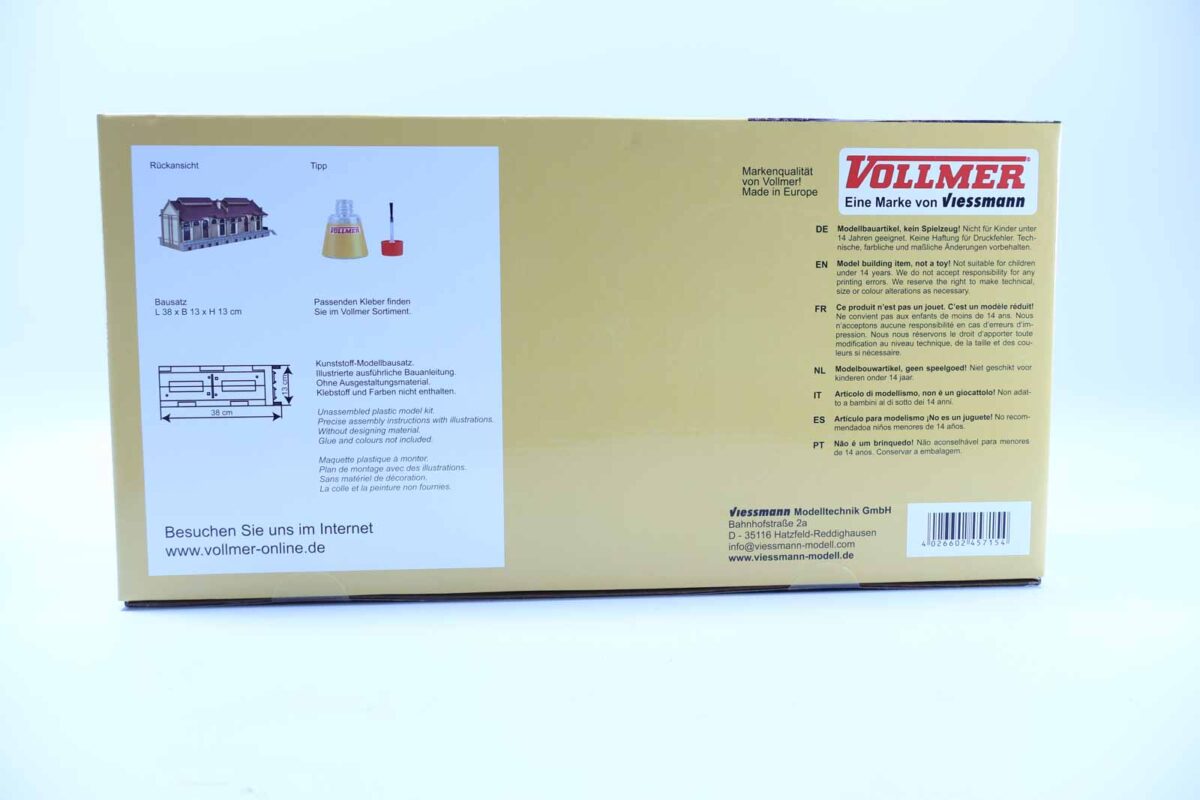 Vollmer 45715H0 bouwpakket stationsrestaurant - Afbeelding 3