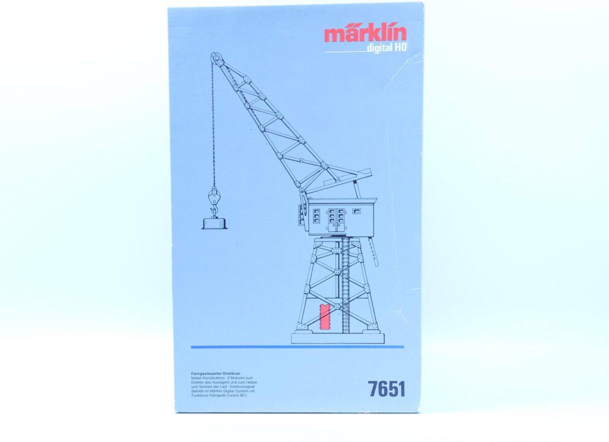 Märklin 7651 digitale hijskraan met hefmagneet - Afbeelding 4