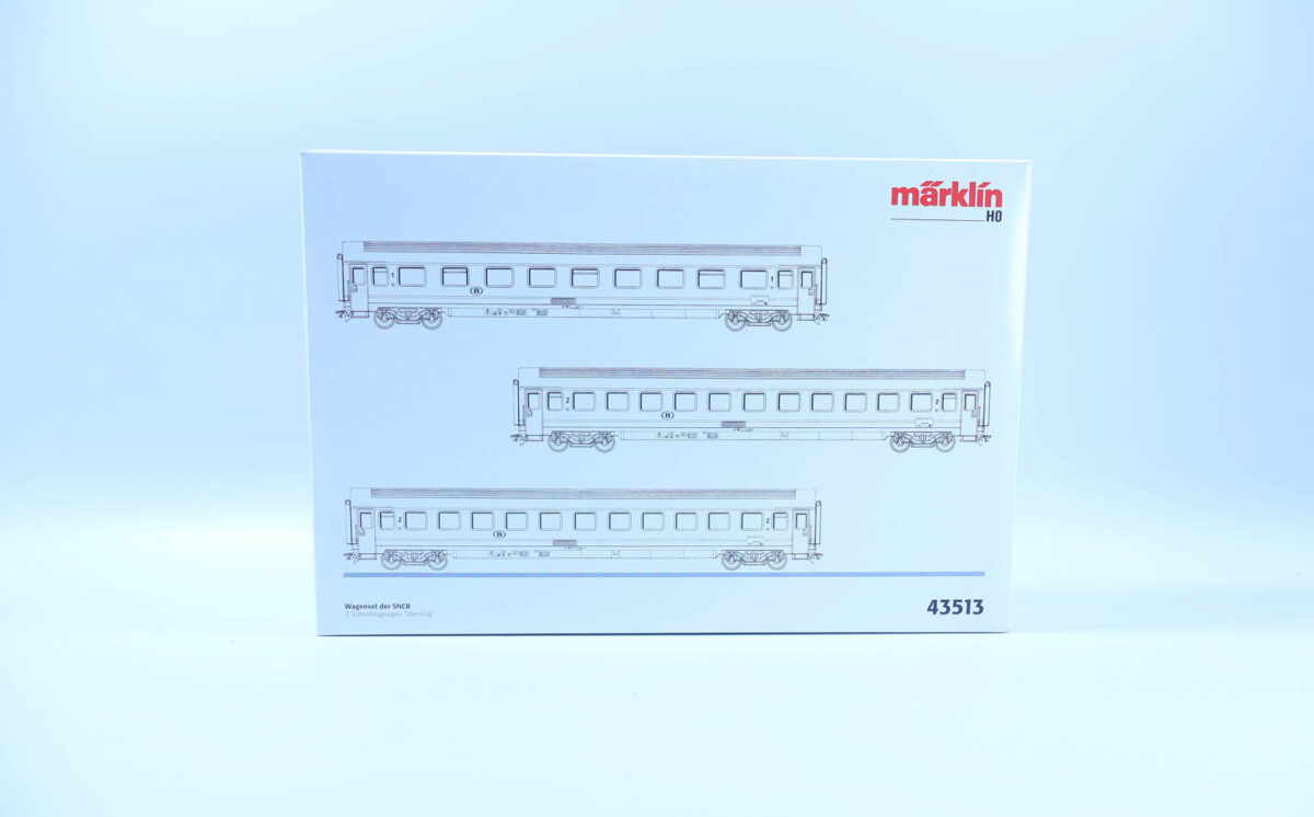 Märklin 43513 personenrijtuigen set SNCB - Afbeelding 9
