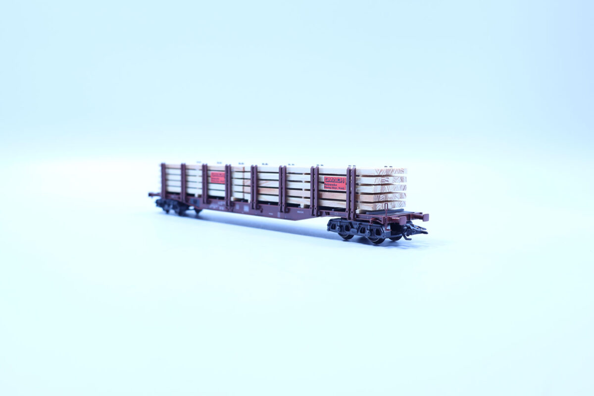 Märklin 47714 rongenwagen met houtlading DB - Afbeelding 2