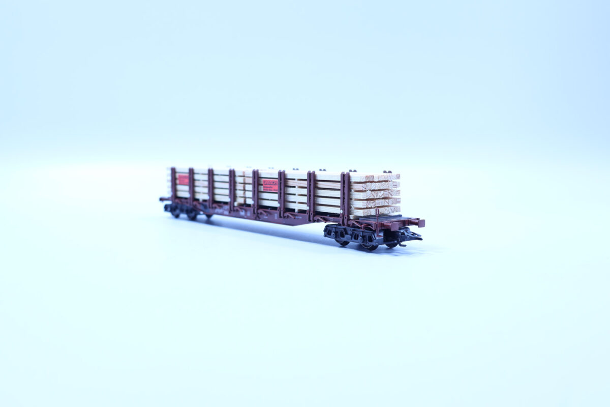 Märklin 47714 rongenwagen met houtlading DB - Afbeelding 4