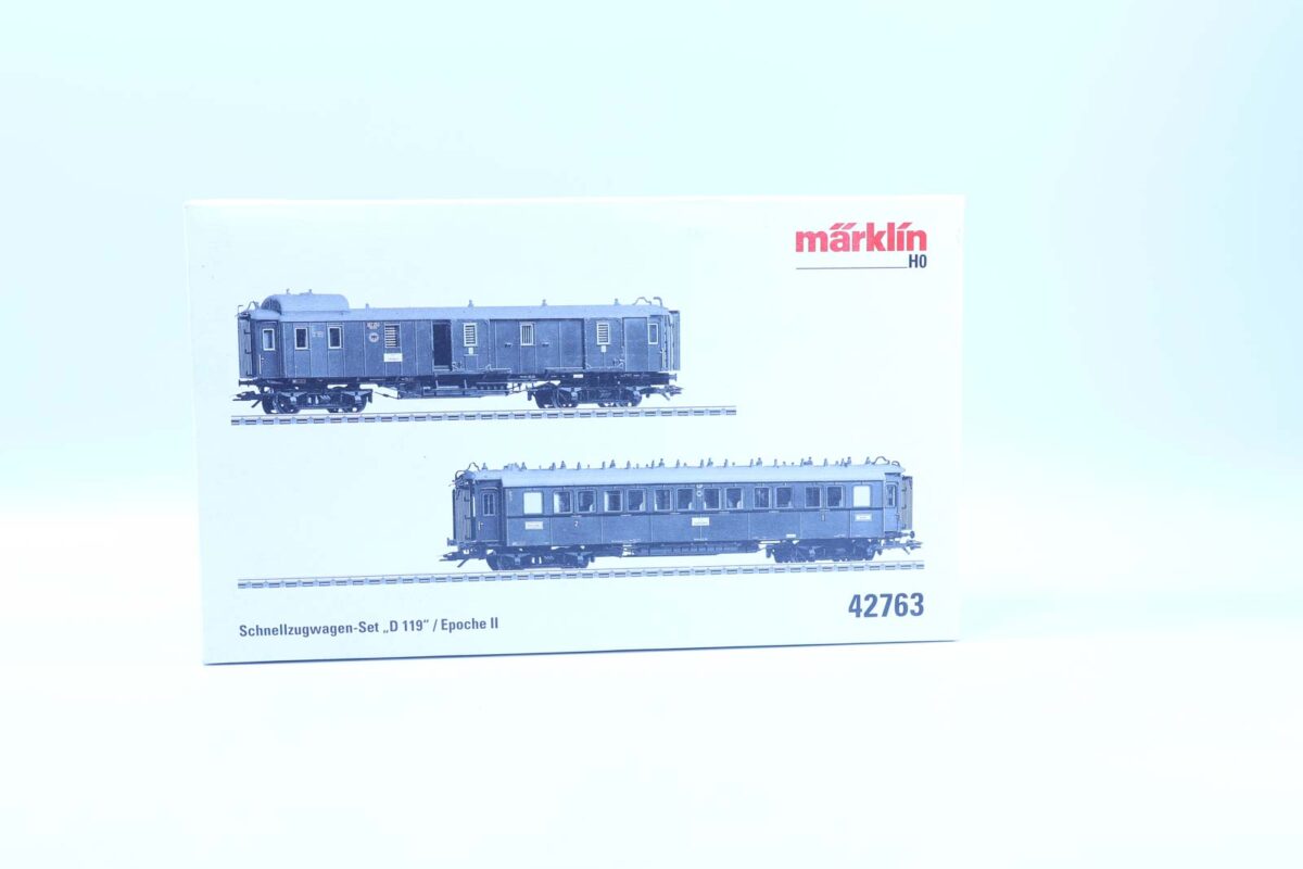 Märklin 42763 Wagenset met 2 personenrijtuigen D119 DRG - Afbeelding 6