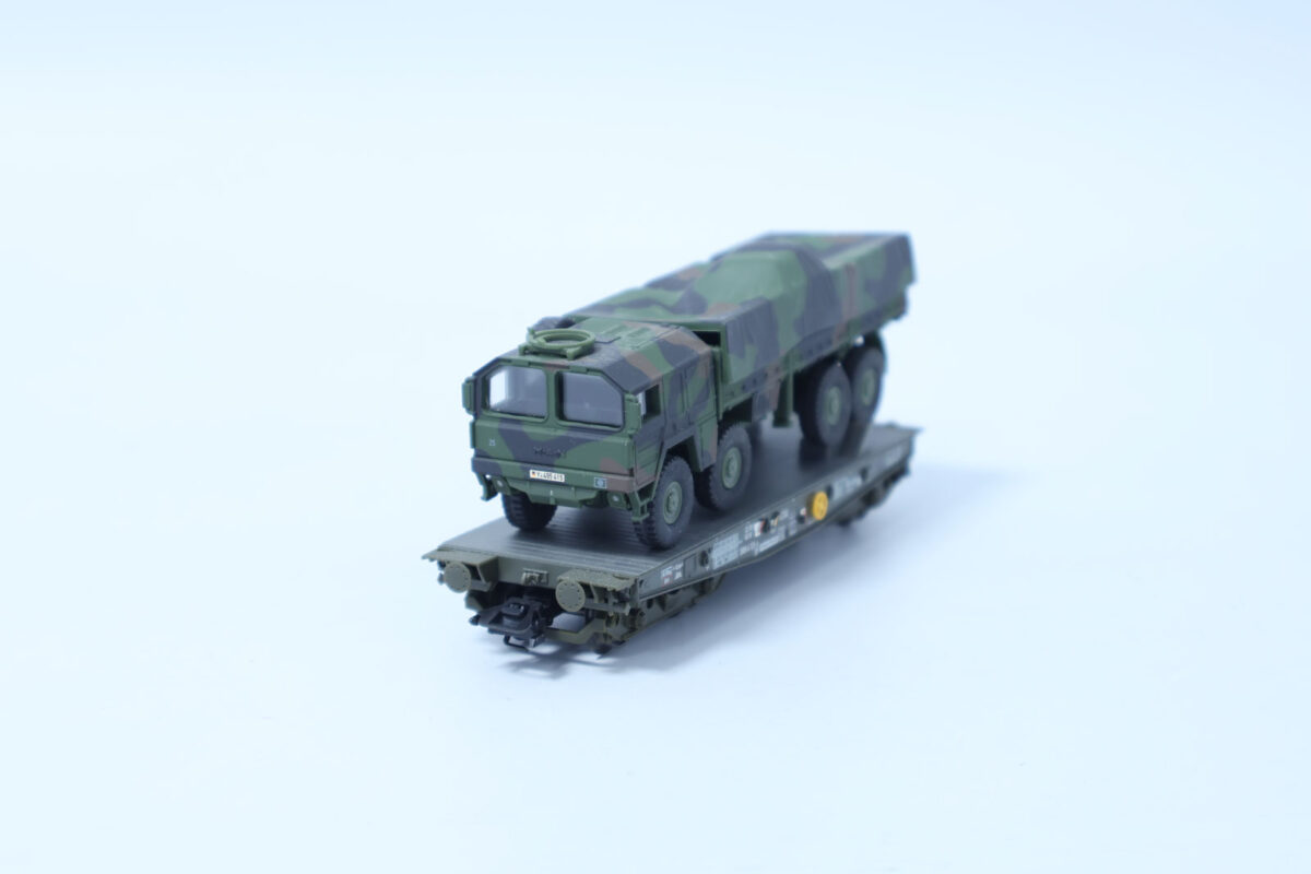 Märklin 48713 4Mfor zwaarlastwagen met vrachtauto 10T Mill - Afbeelding 2