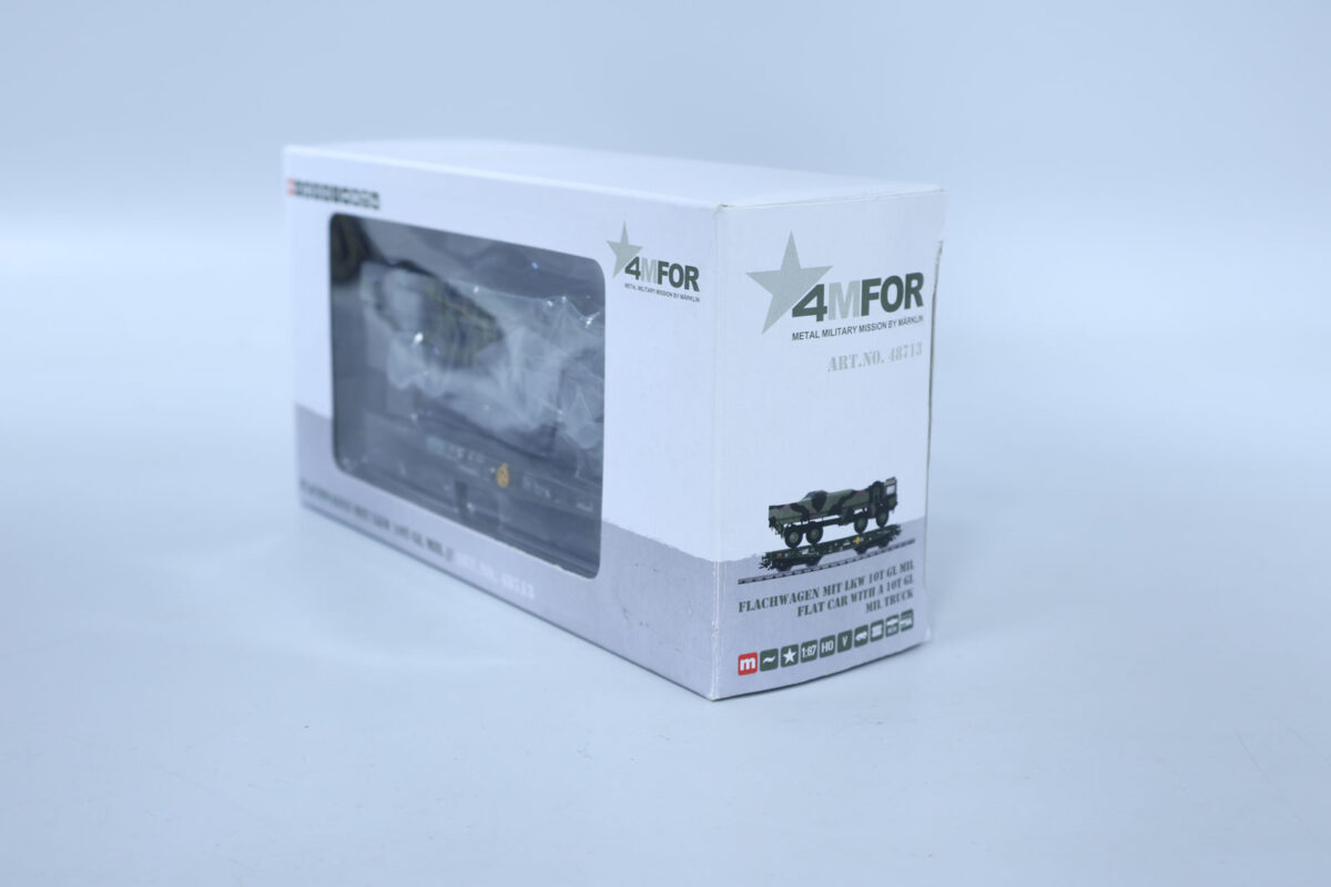 Märklin 48713 4Mfor zwaarlastwagen met vrachtauto 10T Mill - Afbeelding 6