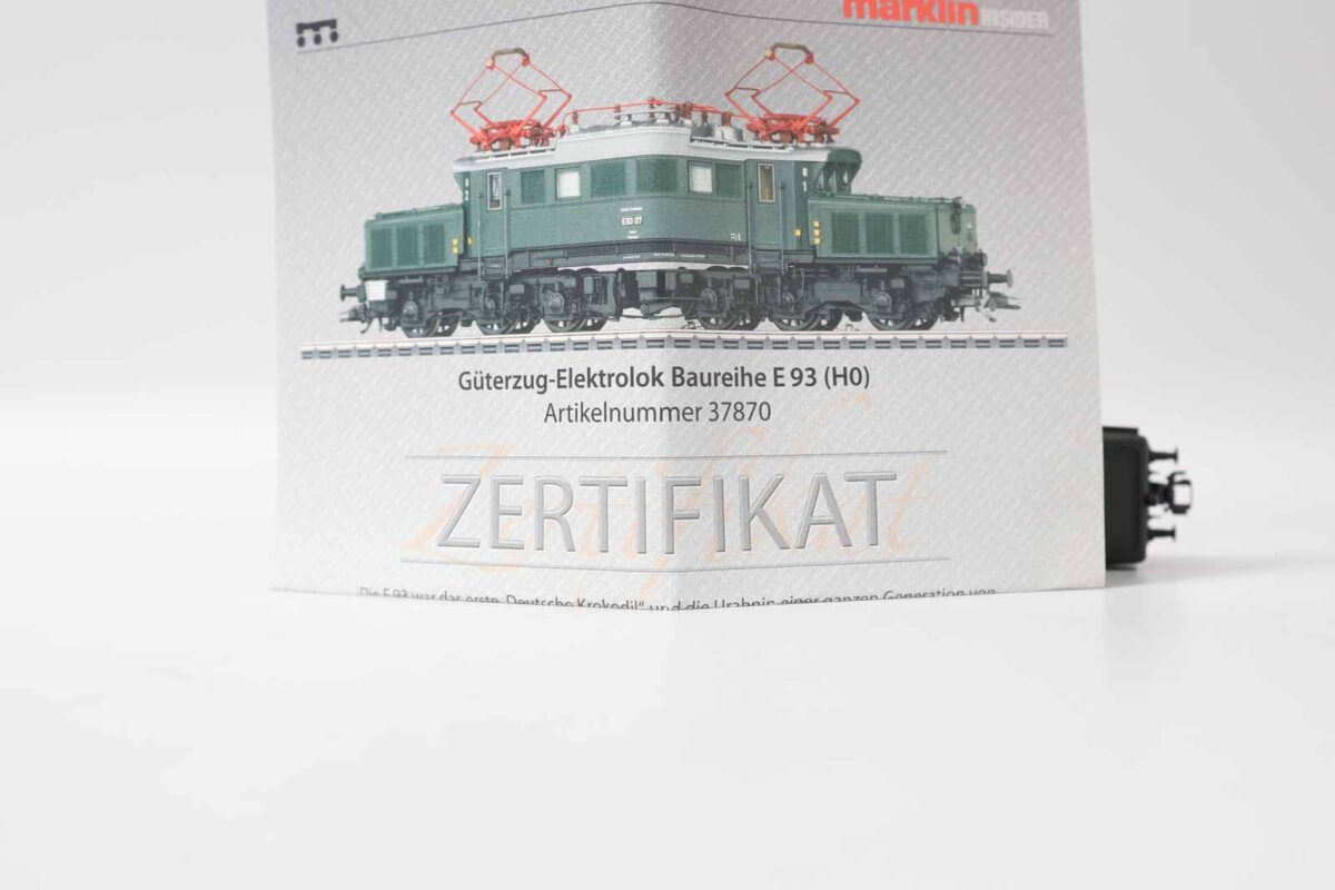 Märklin 37870  insider elektrische locomotief E93 DB MFX/sound - Afbeelding 9
