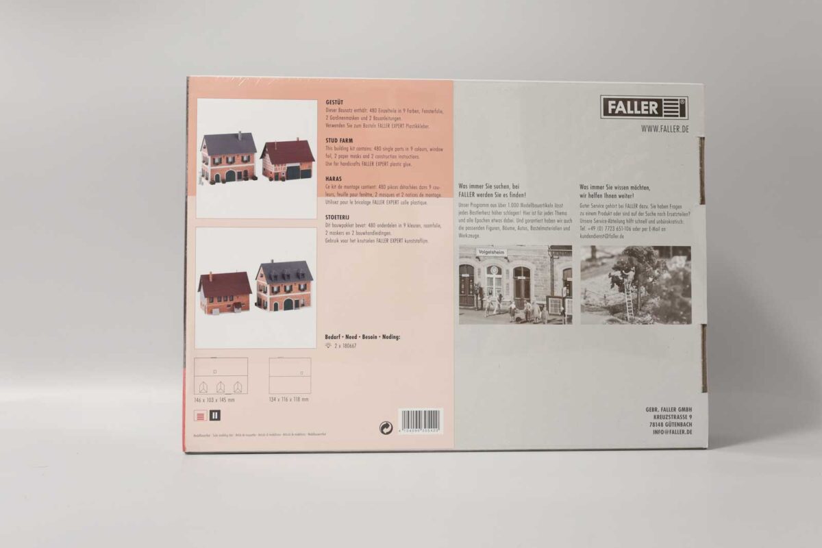 Faller 130542H0 bouwpakket stoeterij - Afbeelding 2