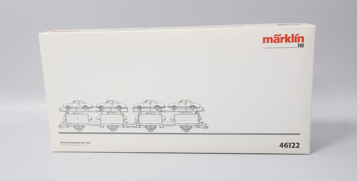 Märklin 46122 autotransporters met 8 x Ford Taunus 17M DB - Afbeelding 6