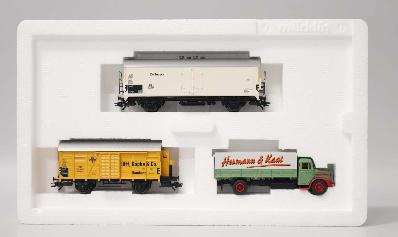 IMG_0299 Märklin 47904 wagenset kolonial waren DB - Afbeelding 1