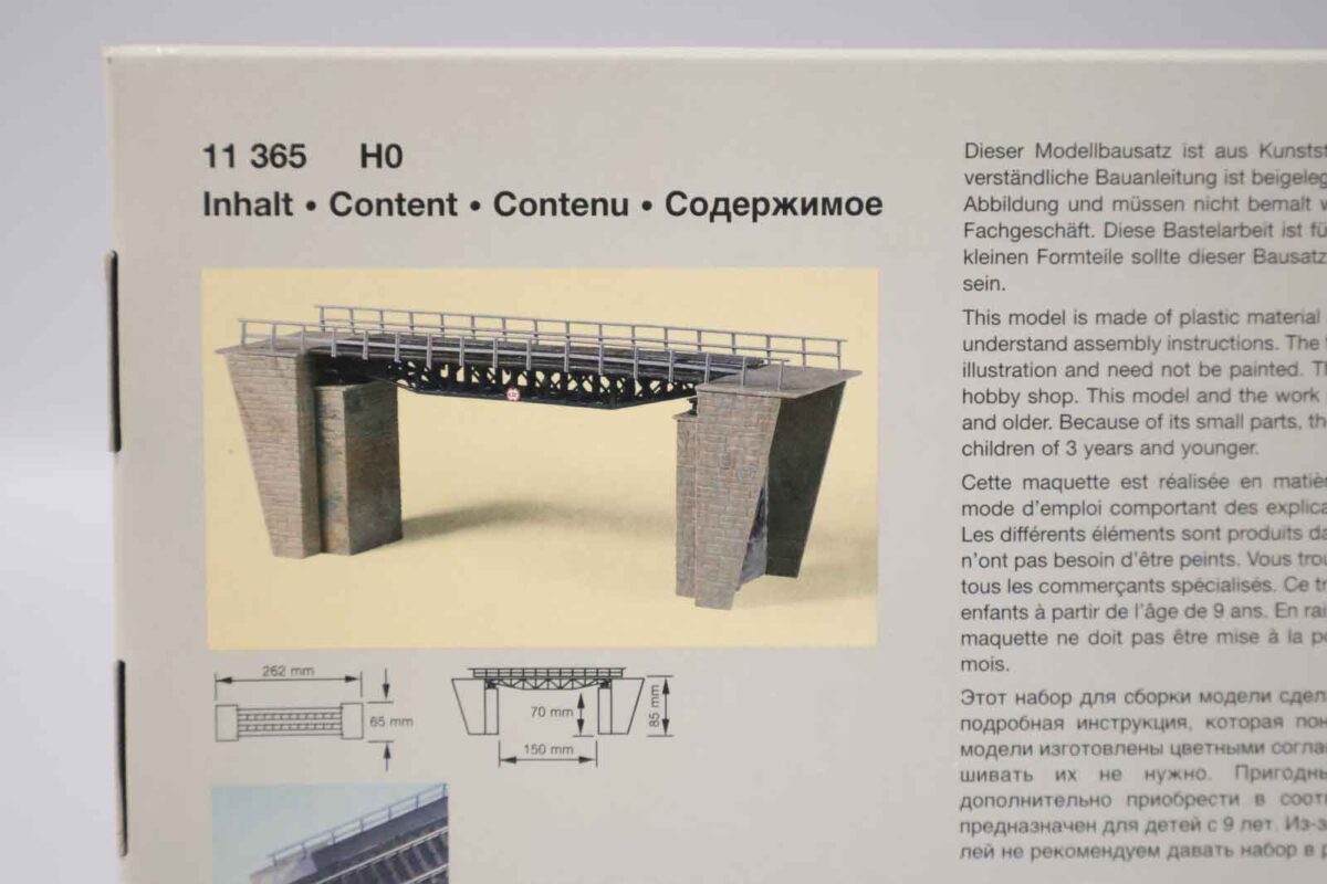 Auhagen 11 365H0 bouwpakket vakwerkbrug - Afbeelding 2