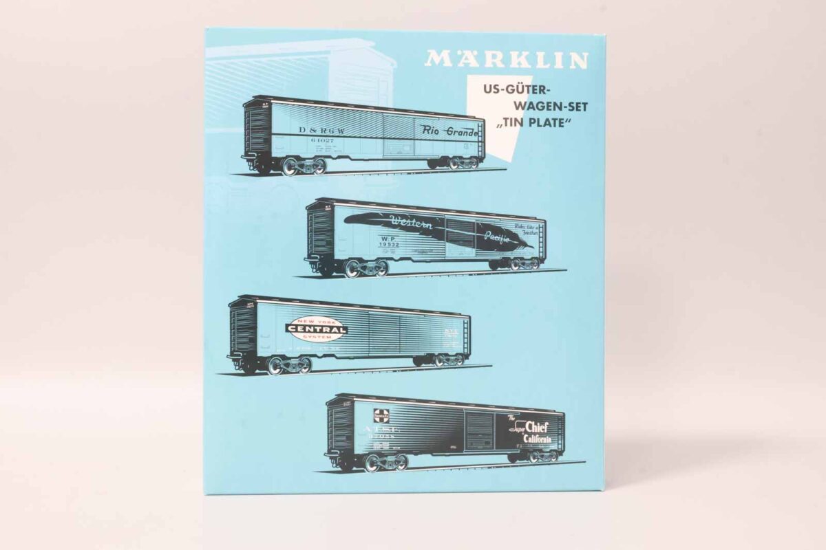 Märkliun 45712 US goederenwagens tin plate  MHI - Afbeelding 14