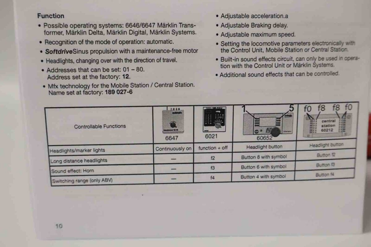 Märklin 39890 elektrische locomotief type 189 DB MFX/Sound - Afbeelding 9