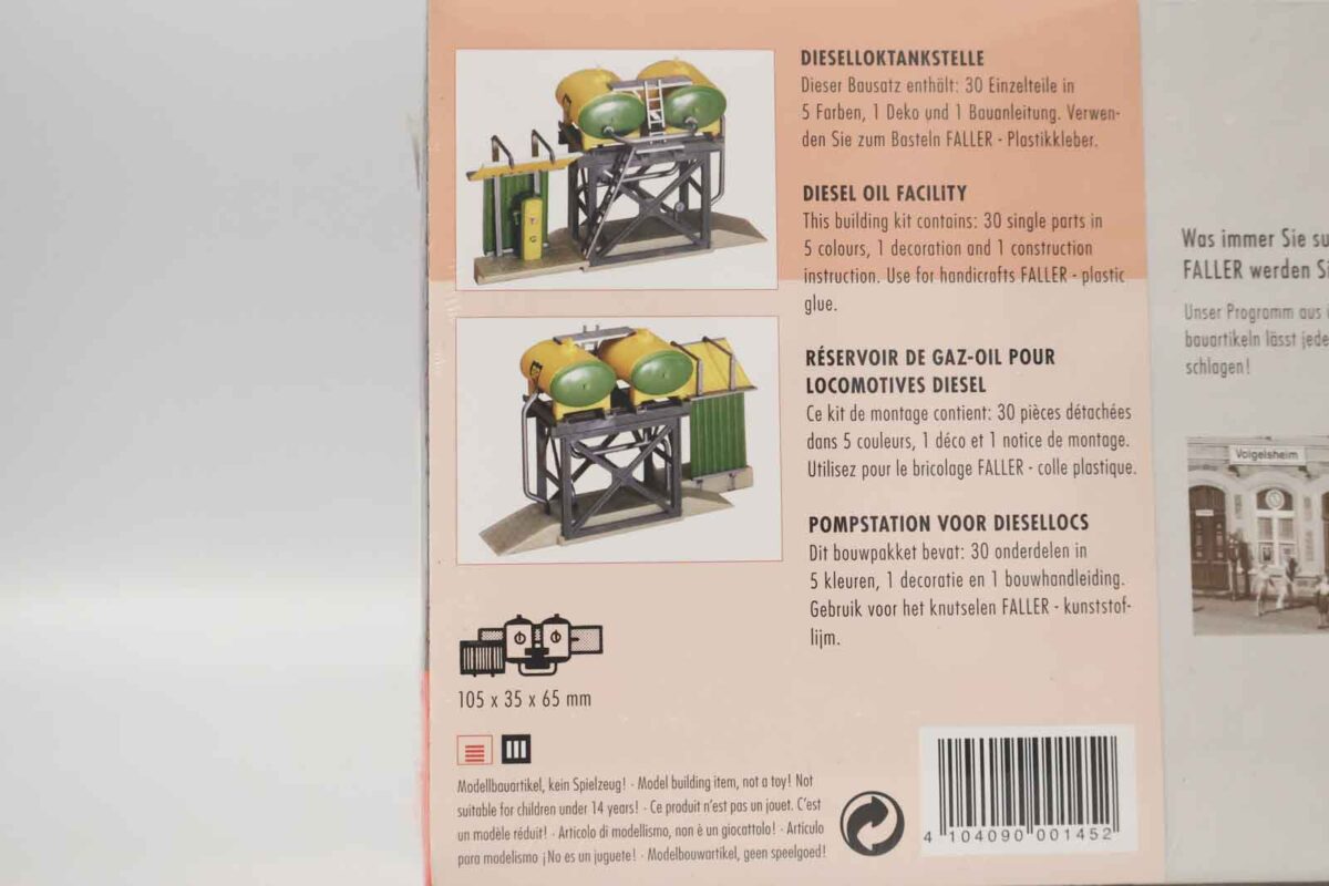 Faller 120145H0 bouwpakket diesel tankstation - Afbeelding 2
