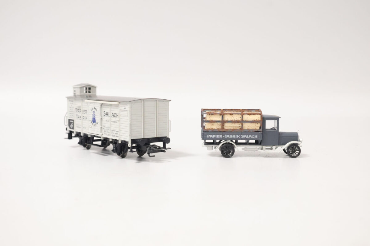 Märklin museumwagon 1996 papierfabrik Salbach - Afbeelding 2