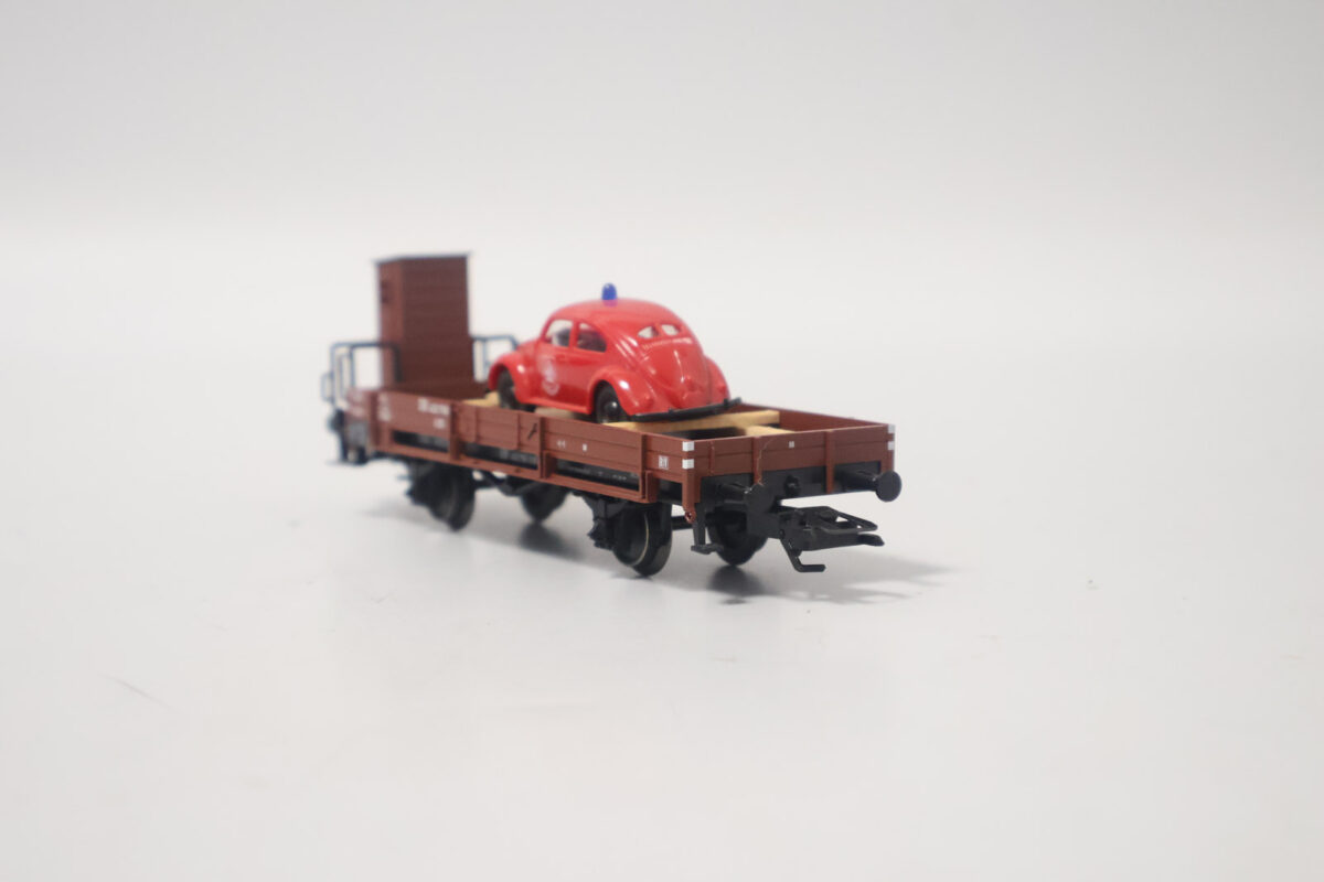 MÄrklin 46063 lage boordwagen geladen met VW brilkever van de DB - Afbeelding 3