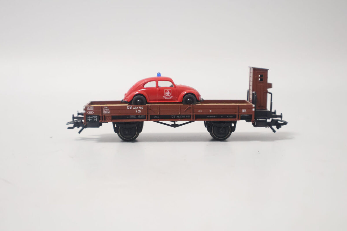 MÄrklin 46063 lage boordwagen geladen met VW brilkever van de DB - Afbeelding 4