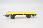 Märklin  lage boordwagen geel oudere versie  1+1 gratis