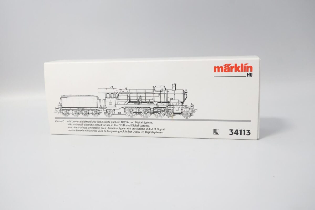 Märklin 34113 Digitale Stoomlocomotief BR C K.W.St.E - Afbeelding 9