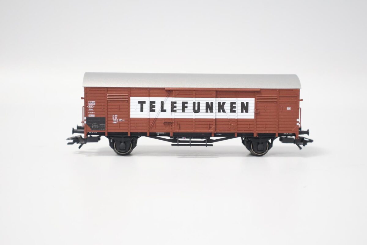 Märklin 46169 gesloten goederenwagen Telefunken DB - Afbeelding 3