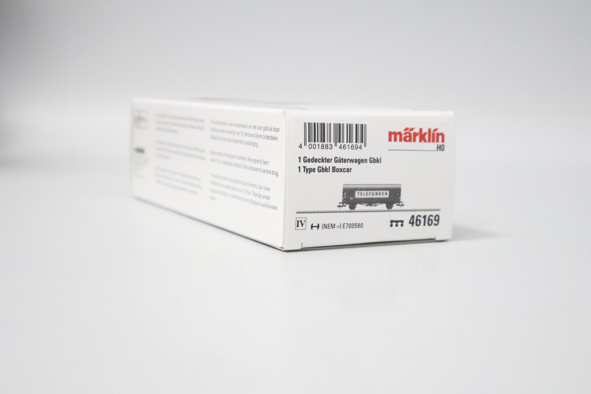 Märklin 46169 gesloten goederenwagen Telefunken DB - Afbeelding 7