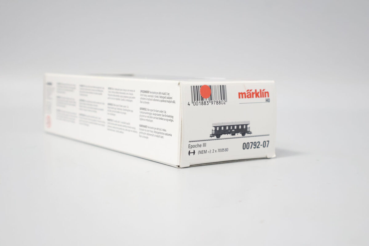 Märklin 00792-07 personenwagen 2ekl DB - Afbeelding 7