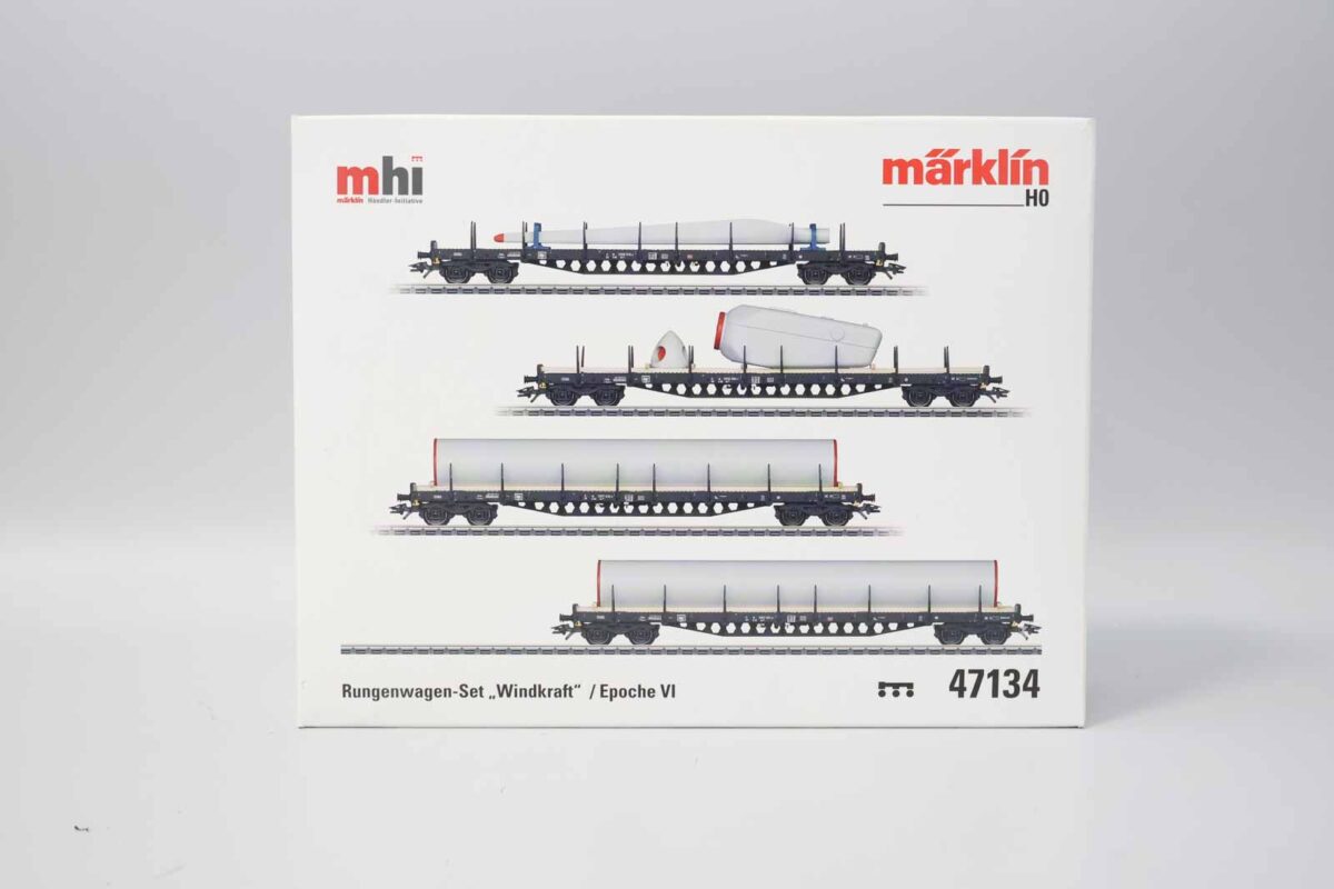 Märklin 47134 vierdelige rongenwagen set windkracht DB - Afbeelding 6