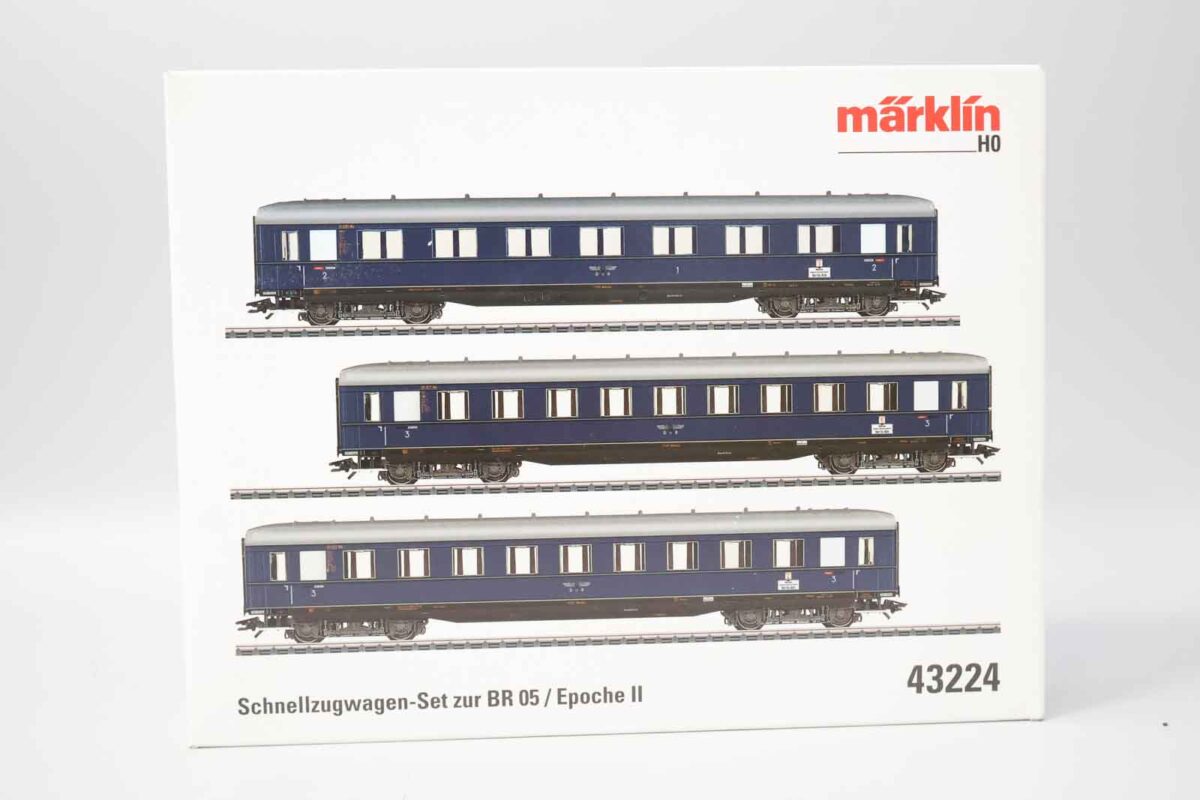 Märklin 43224 driedelige sneltreinwagen set DRG - Afbeelding 5