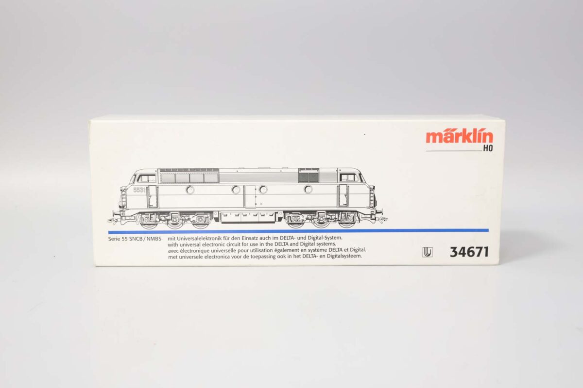 Märklin 34671 Digitale diesellok  serie 55 SNCB - Afbeelding 9