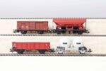 Märklin 47888 vierdelige goederenwagen set van de NMBS