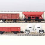 Märklin 47888 vierdelige goederenwagen set van de NMBS