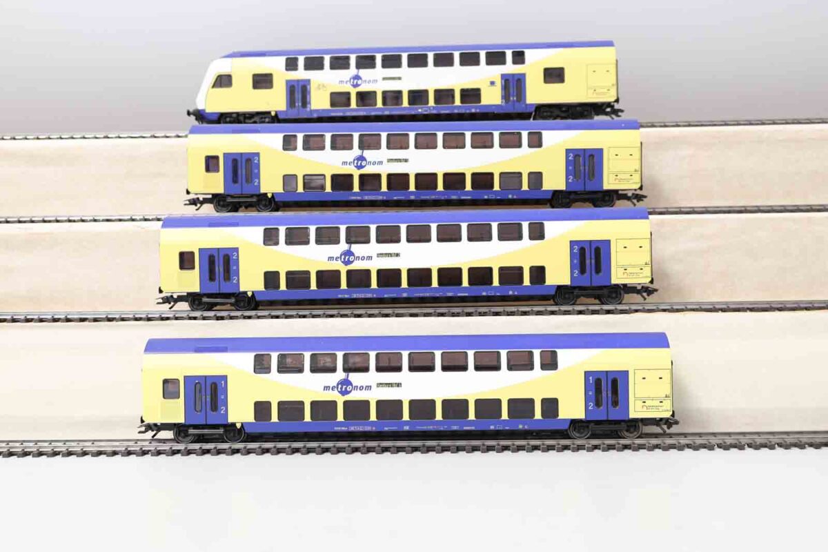 MÄrklin 43475 dubbeldek wagen set Metronom - Afbeelding 2