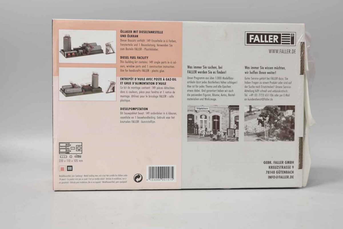 Faller 120157H0 bouwpakket dieselpompstation - Afbeelding 2