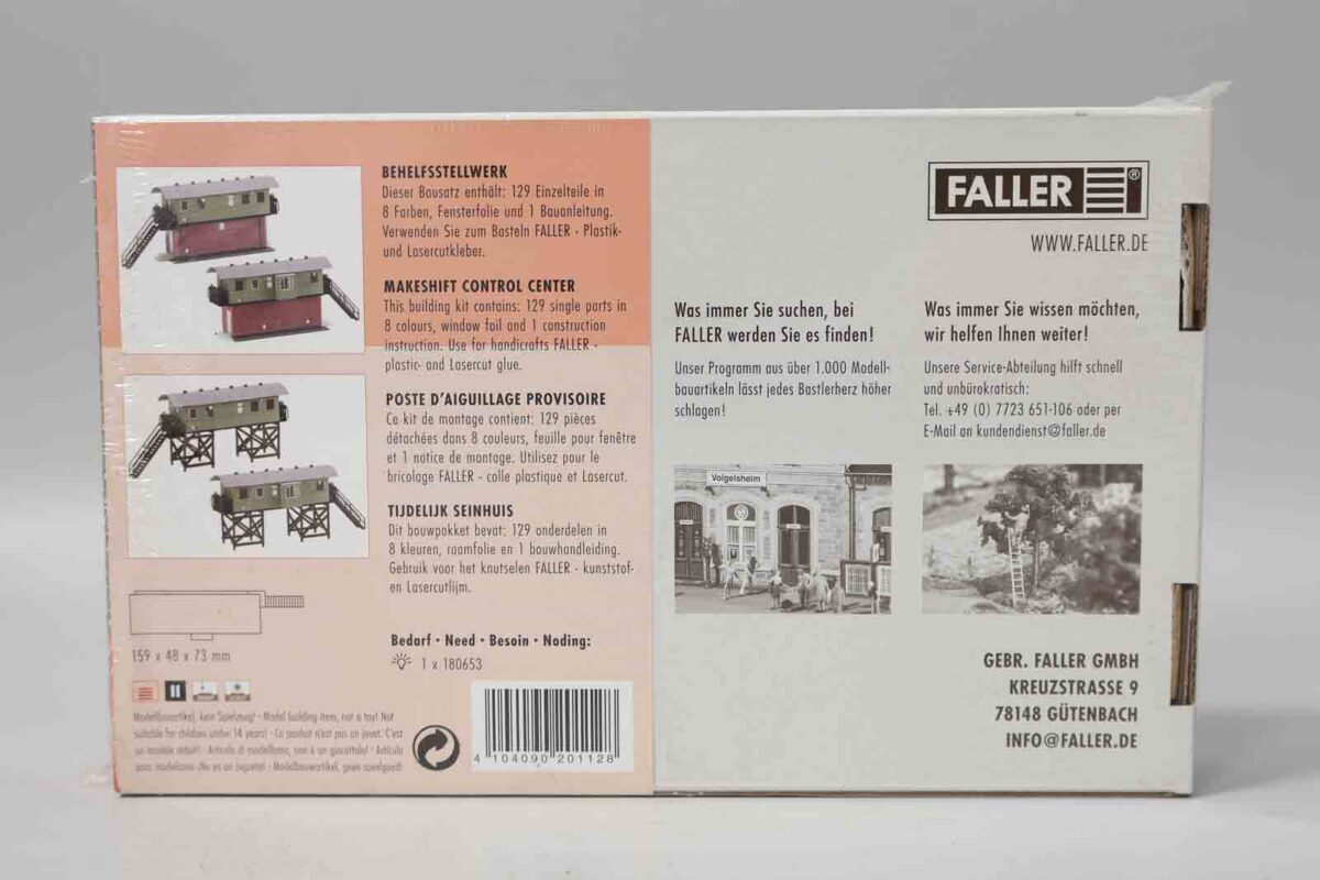 Faller 120112H0 bouwpakket tijdelijk seinhuis - Afbeelding 2
