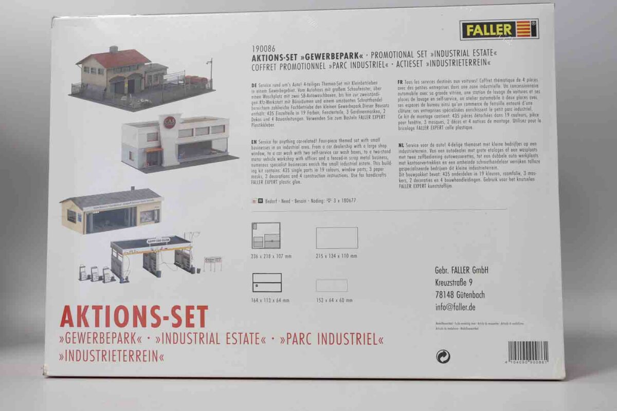 Faller 190086H0 bouwpakket industrieterrein - Afbeelding 2
