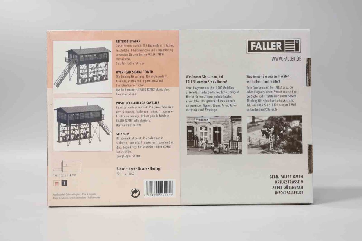 Faller 120107 H0 bouwpakket seinhuis - Afbeelding 2